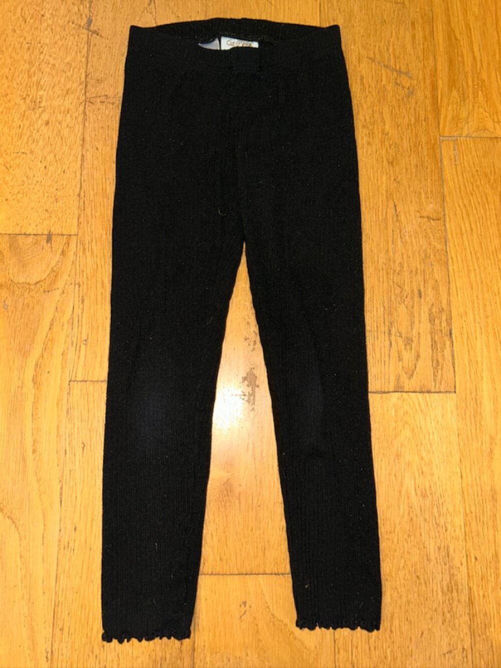 Cat & Jack Grey Ribbed Leggings